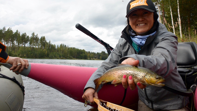 Ørred fra Rena 160824 rena deset storsjoen hanna trout