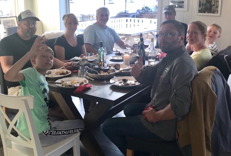 180712 fishcamp middag