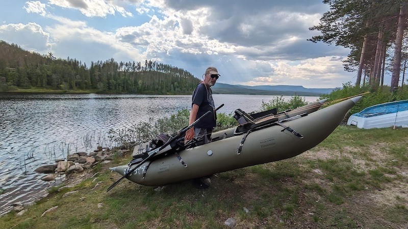 230617 slem lake henrik leth guideboat