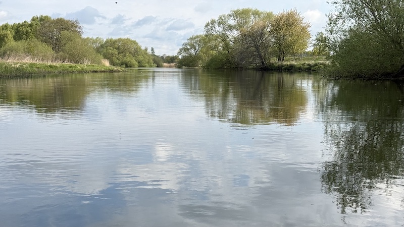 Gudenåen nedstrøms Stevnstrup 260510 gudenaa ned stevnstrup