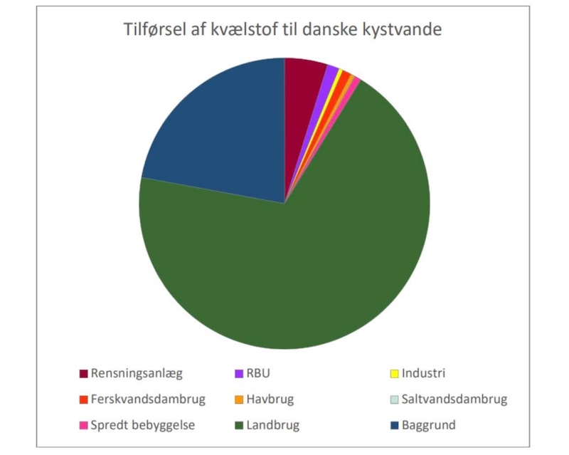 Tilførelsen af kvælstof til danske kystvande 250421 renseanlæg tilforsel kvalstof