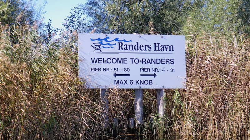 Randers Fjord harbour velcome
